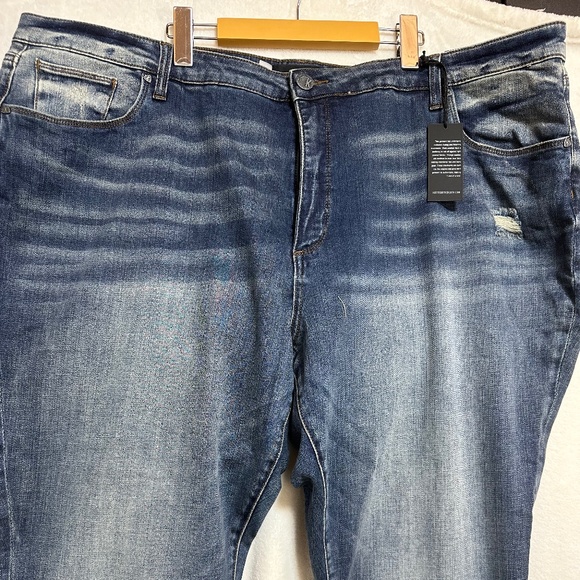 Kut From The Cloth Women's Jeans 24W Blue Reese Ankle Straight Leg High Rise - Picture 2 of 12